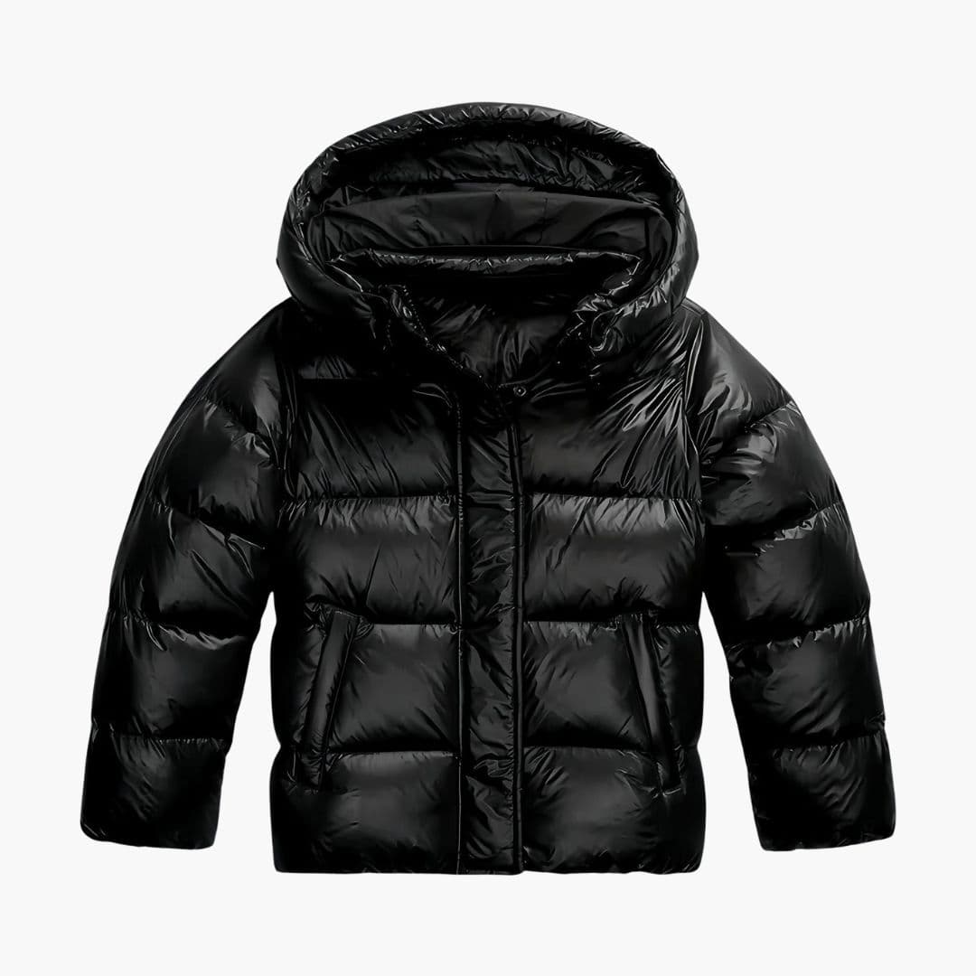 Women's Quilted Puffer Jacket with Hood