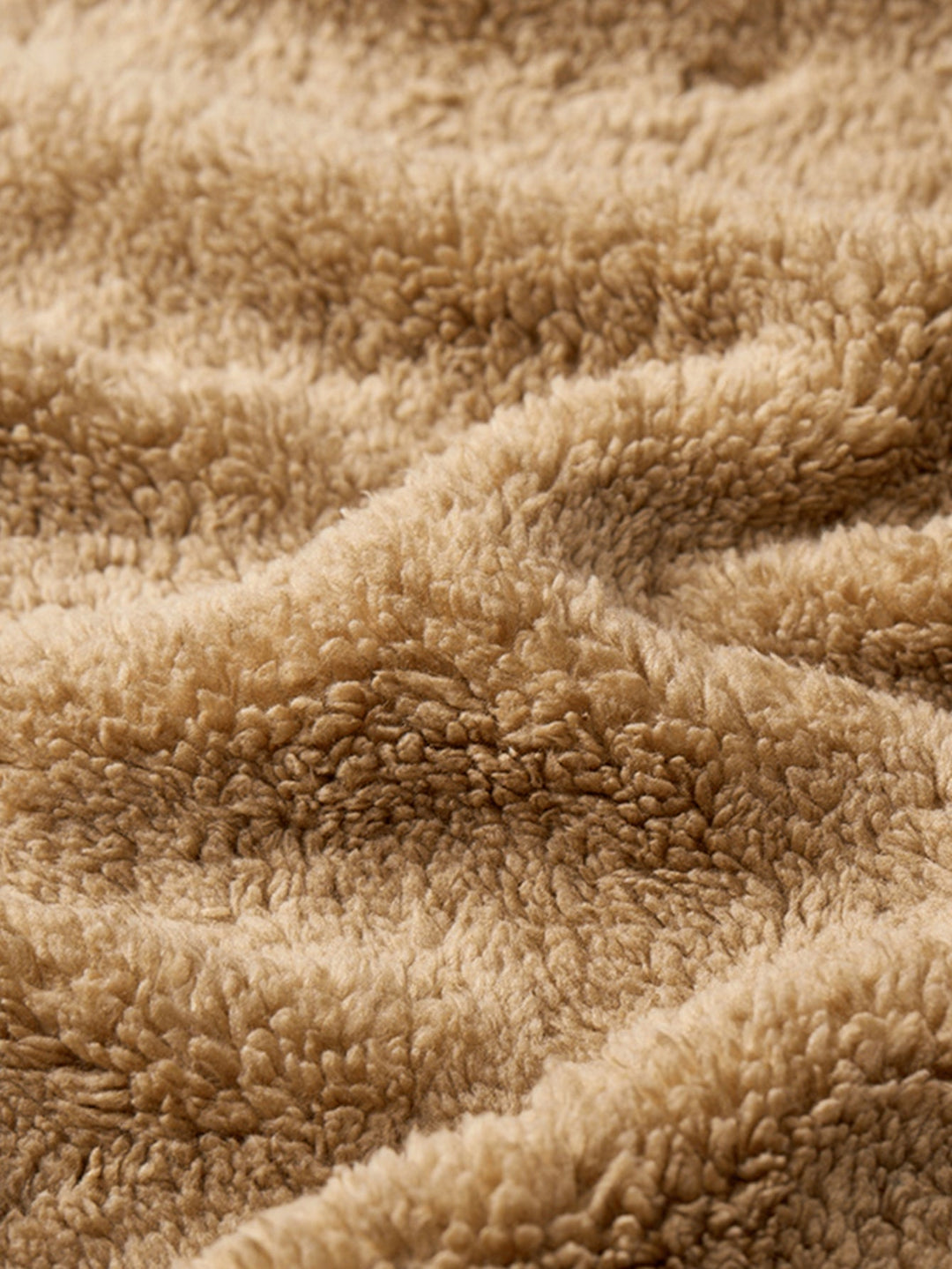 Teddy Lined Polar Fleece Hooded Jacket