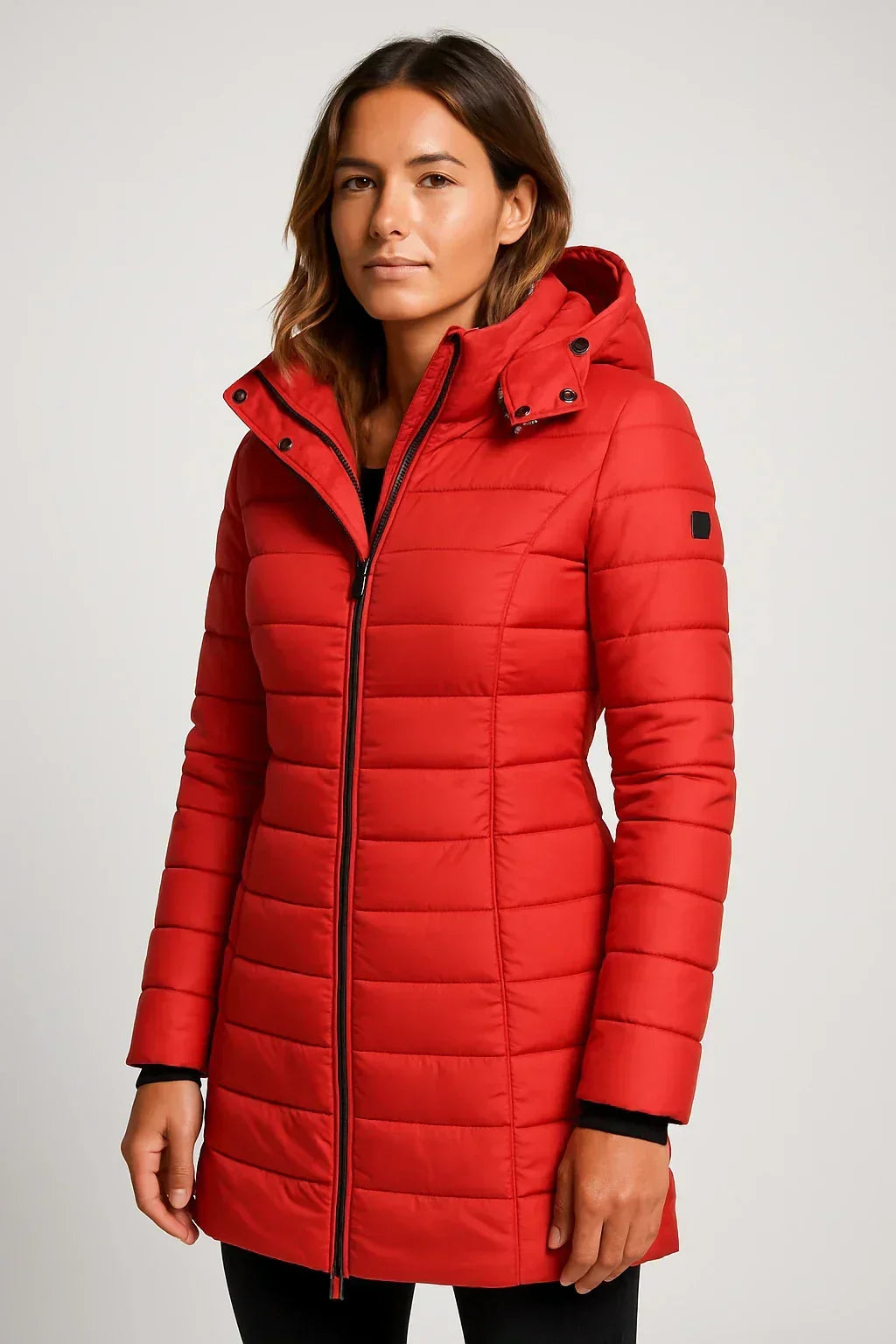 Women’s Hooded Puffer Winter Coat Long Quilted Warm Jacket