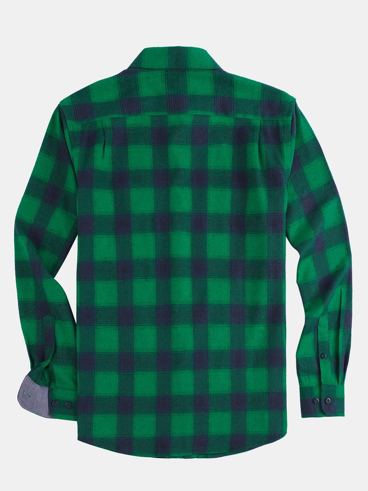 Flannel Plaid Button Up Shirt