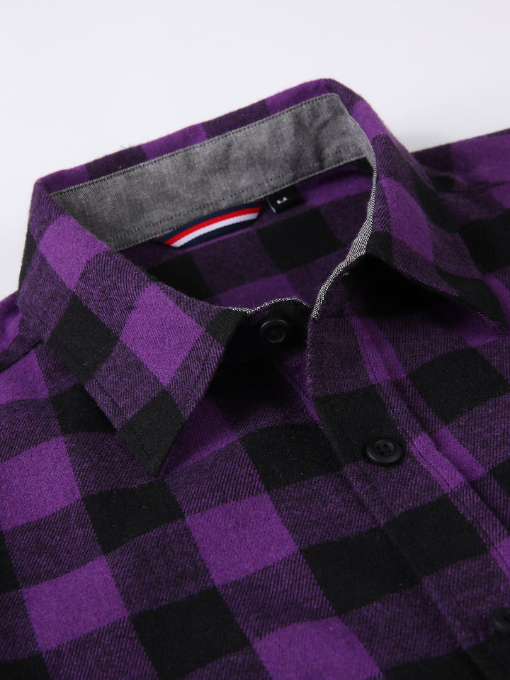 Flannel Plaid Button Up Shirt