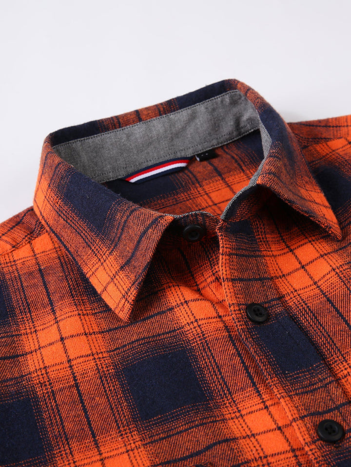Flannel Plaid Button Up Shirt