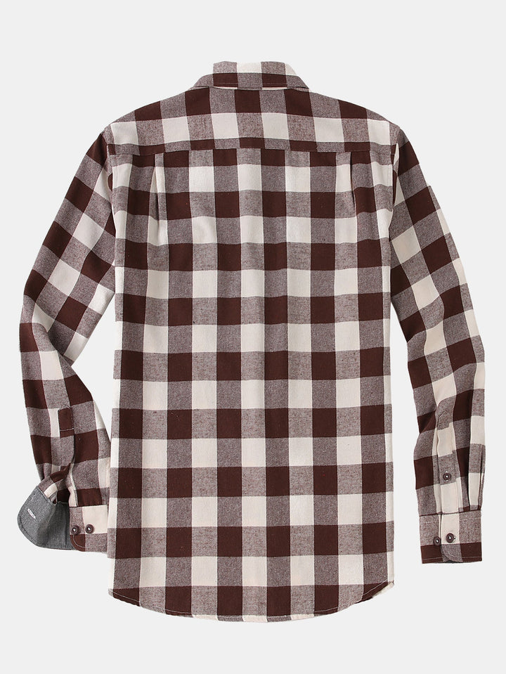Flannel Plaid Button Up Shirt