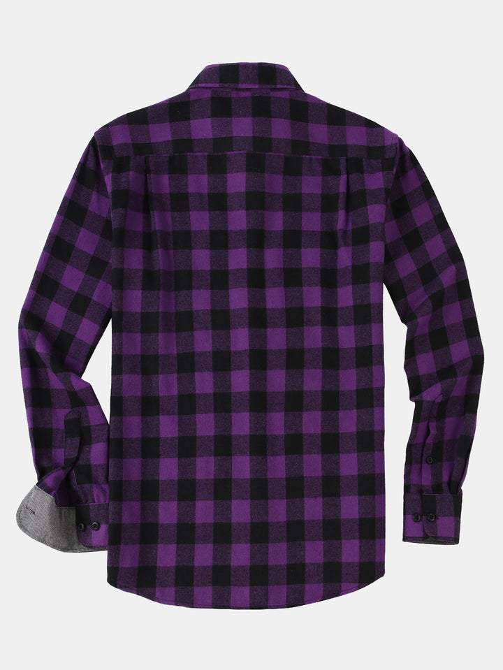 Flannel Plaid Button Up Shirt