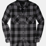 Flannel Plaid Button Up Shirt