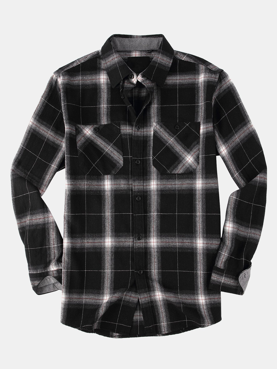 Flannel Plaid Button Up Shirt