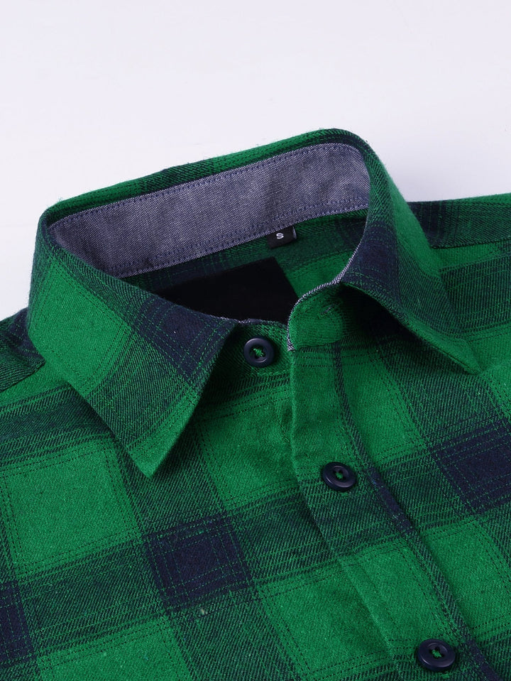 Flannel Plaid Button Up Shirt