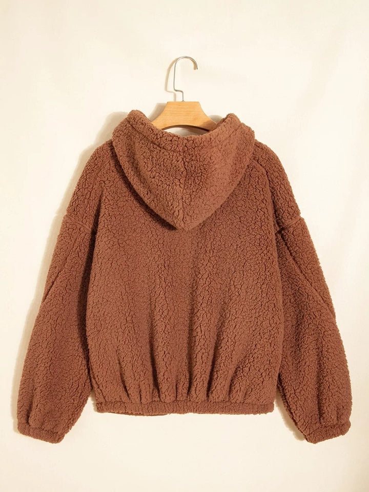 Aileen | Oversized Teddy Zip-Up Jacket for Women