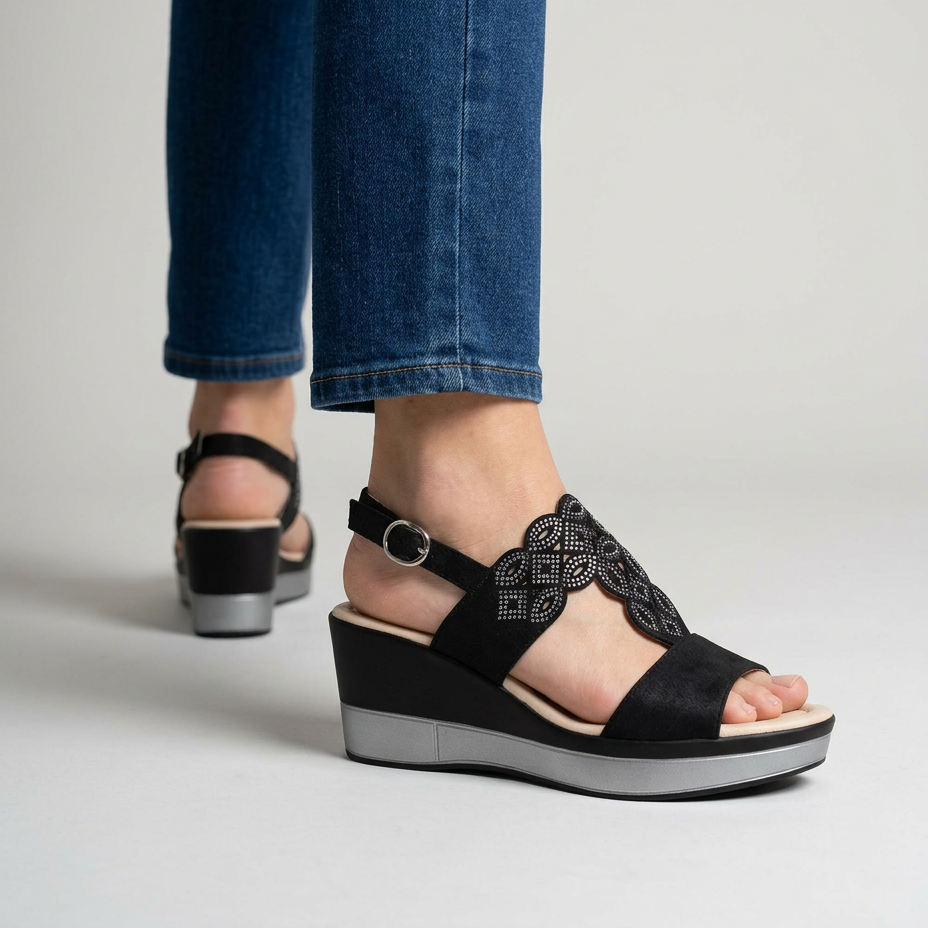 Rachele - Comfortable women's wedge sandal