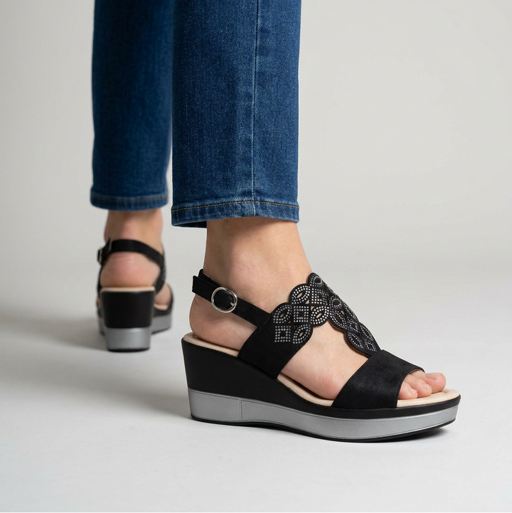 Rachele - Comfortable women's wedge sandal
