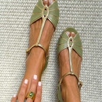 OPAL | Block Heel Peep Toe Shoes