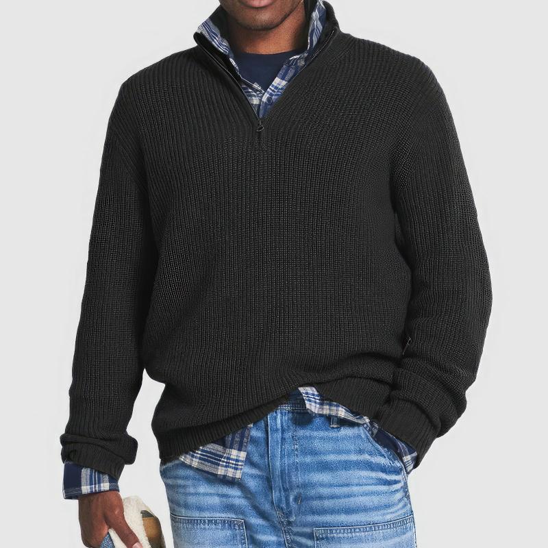 Asher Zip Knit Jumper