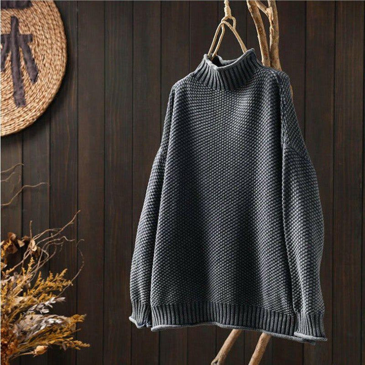 Patricia | Womens Merino Wool Knitted Turtleneck Jumper