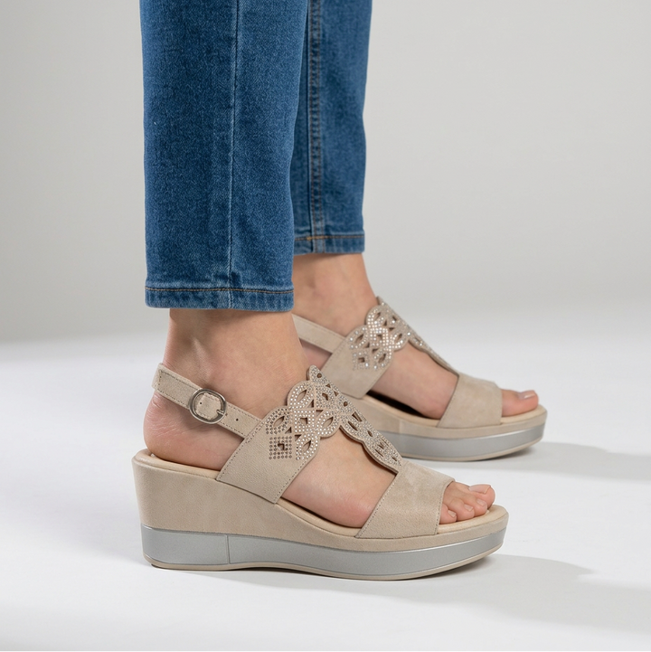 Rachele - Comfortable women's wedge sandal