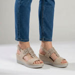 Rachele - Comfortable women's wedge sandal