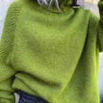 Women's Oversized Turtleneck Jumper Long Sleeve Relaxed