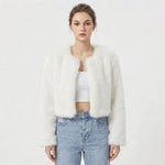 Camille Laurent | Luxe Faux Fur Jacket For Women