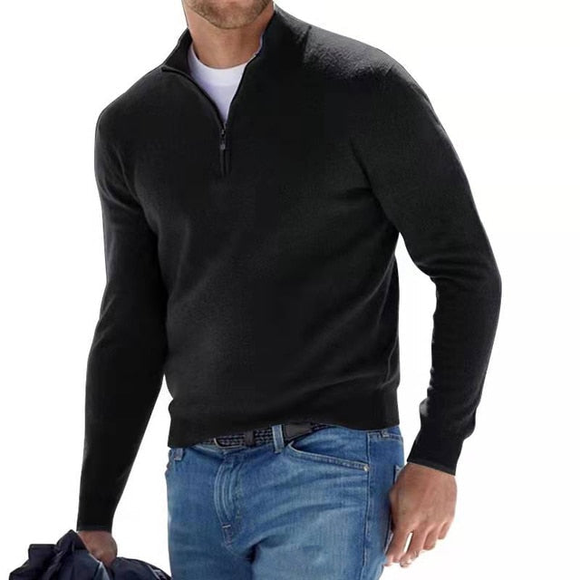 Joey | Men's Quarter Zip Sweater