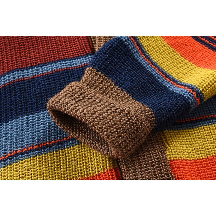 Alexander™ | Men's Colourblock Lapel Sweater Jacket