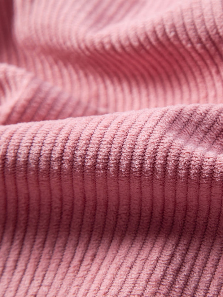 Short Sleeve Corduroy Cuban Shirt