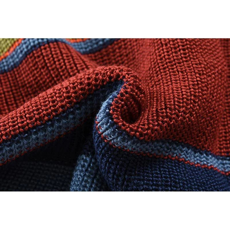 Alexander™ | Men's Colourblock Lapel Sweater Jacket