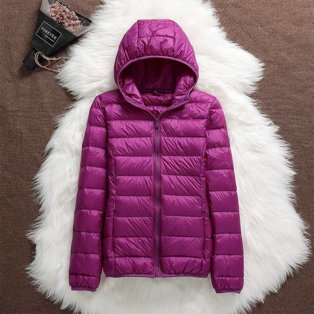 Women's Hooded Puffer Zip-Up Outdoor Jacket