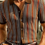 Gerard Casual Jacquard Striped Shirt
