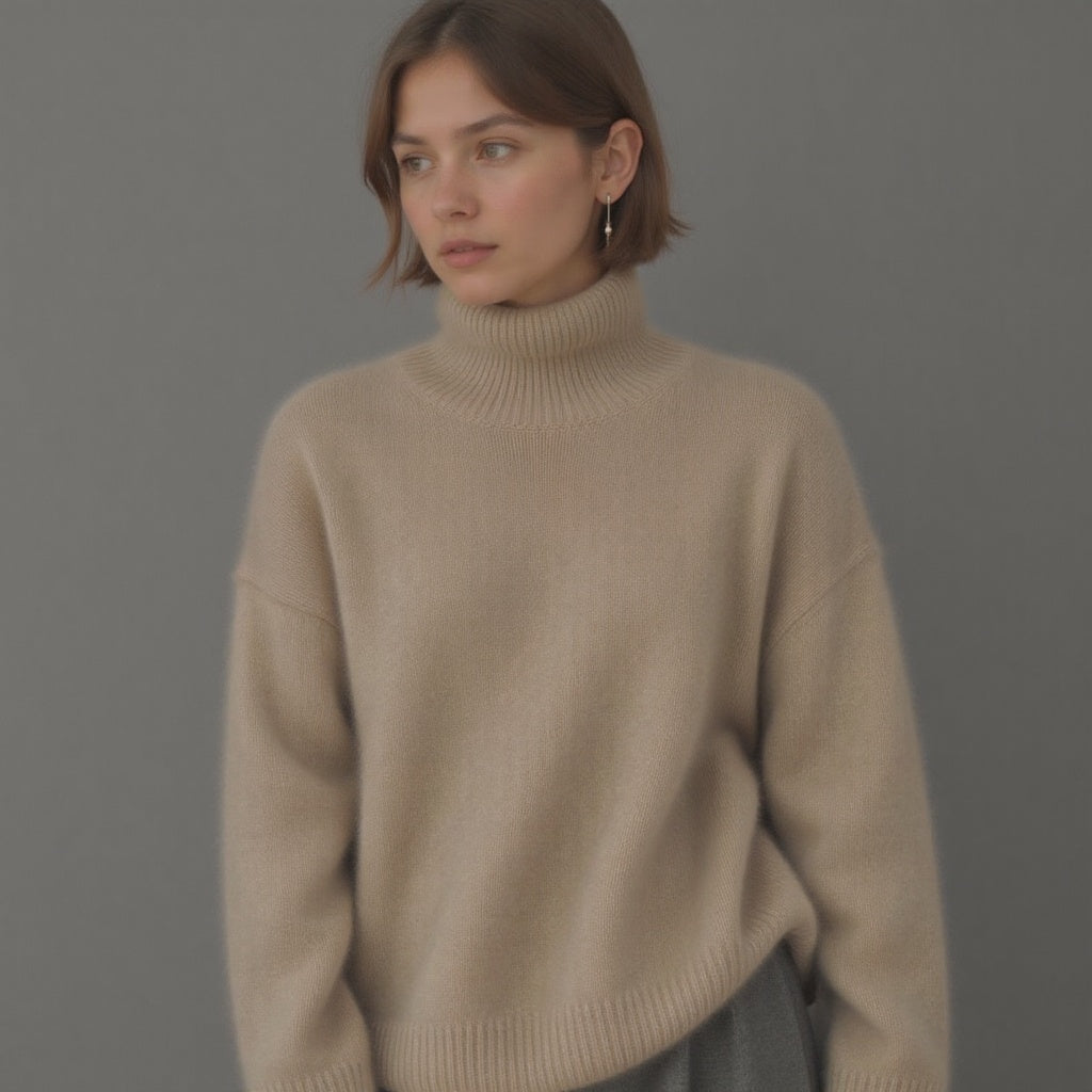 Women’s Cozy Oversized Turtleneck Sweater