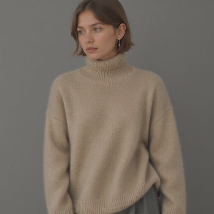 Women’s Cozy Oversized Turtleneck Sweater