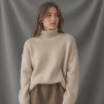 Women’s Cozy Oversized Turtleneck Sweater