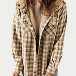 Rachael | Women's Hooded Plaid Jacket