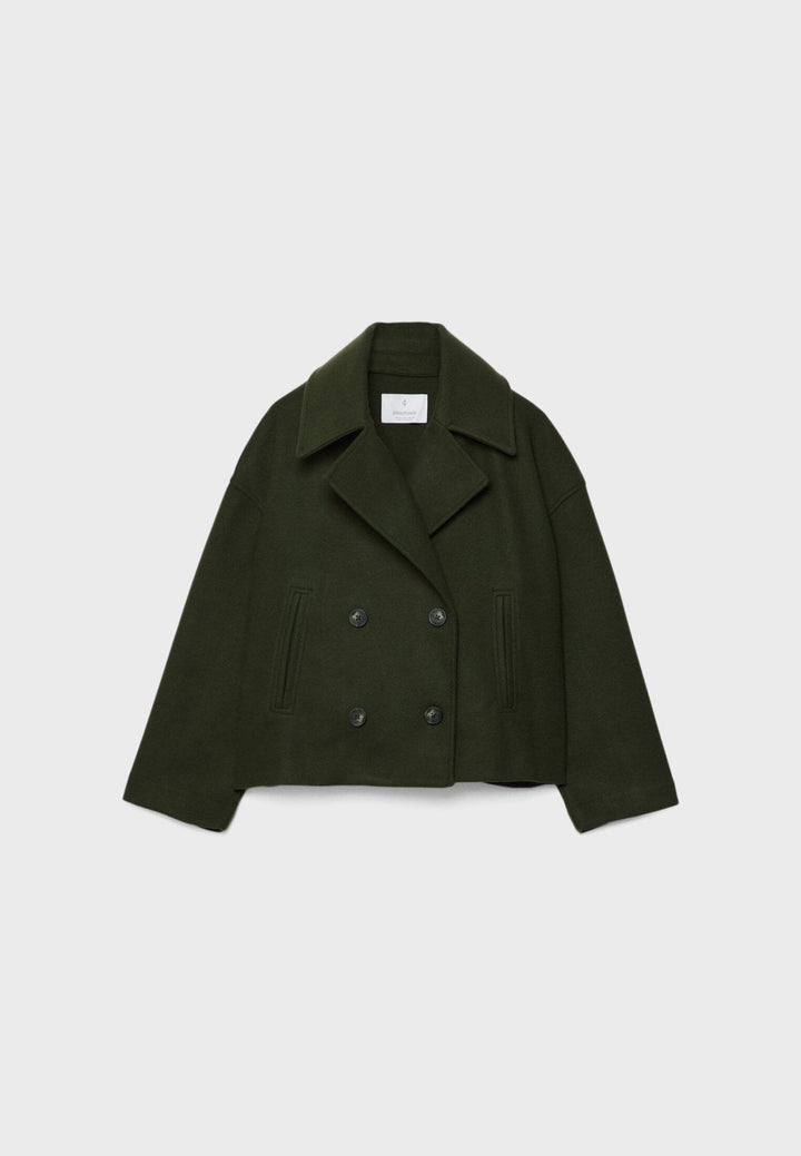 Women’s Structured Double-Breasted Statement Jacket