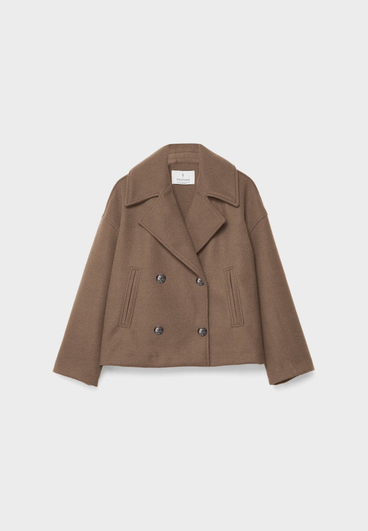 Stylish Double-Breasted Jacket with Elegant Fit