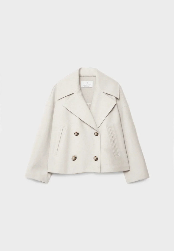 Stylish Double-Breasted Jacket with Elegant Fit