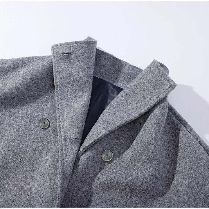 Women's Double-Breasted High Neck Short Jacket