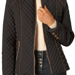 Zola | Quilted Jacket with Stand Collar for Women